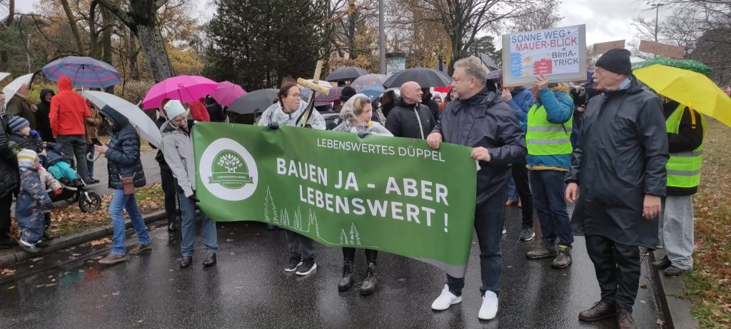 Unser Demonstrationszug